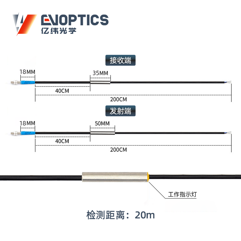 ECM系列M4对射激光传感器